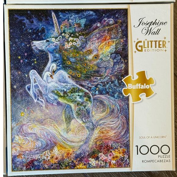 Josephine Wall 1000 Piece 6 Jigsaw Puzzles Titania Gaia Fairy Fantasy Unicorn - Picture 9 of 9